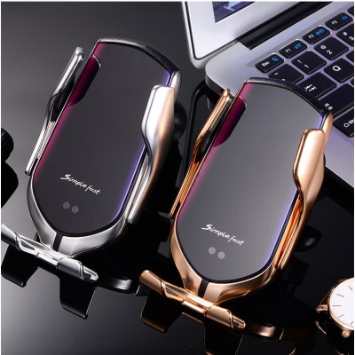 Free Shipping FLOVEME Special Universal Air Vent Mount 10W Fast Charging Wireless Mobile Phone Car Holder Charger